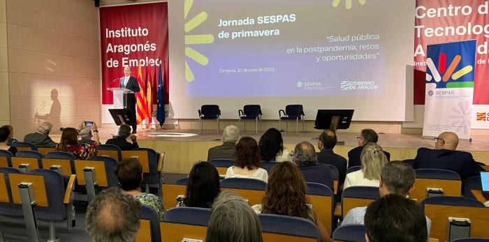 El consejero de Sanidad ha inaugurado la jornada de primavera de la Sociedad Española de Salud Pública y Administración Sanitaria.