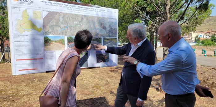Imagen del artículo El Gobierno de Aragón renueva 12 kilómetros de la A-1503 que vertebra la Comarca del Aranda