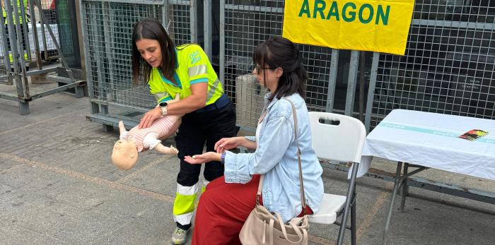 Imagen del artículo Teruel acoge un taller de educación sanitaria del 061 Aragón