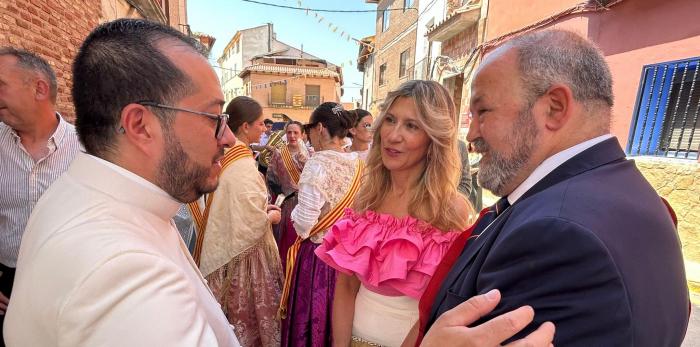 La vicepresidenta del Gobierno de Aragón ha asistido a las fiestas de San Lorenzo de Muniesa