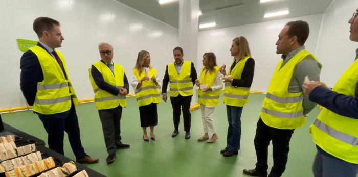 Vaquero y Rincón han visitado este miércoles las instalaciones en Mallén