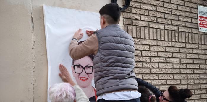 Muchos de los protagonistas de la muestra y varios vecinos de Pastriz han estado presentes en la inauguración de Semblanzas