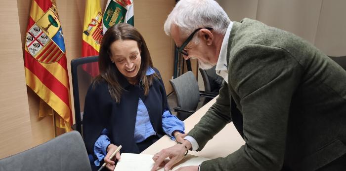 Muchos de los protagonistas de la muestra y varios vecinos de Pastriz han estado presentes en la inauguración de Semblanzas