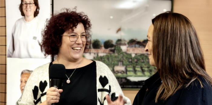 Muchos de los protagonistas de la muestra y varios vecinos de Pastriz han estado presentes en la inauguración de Semblanzas