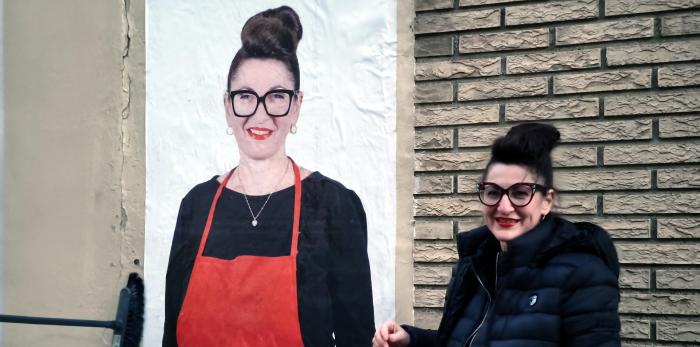 Muchos de los protagonistas de la muestra y varios vecinos de Pastriz han estado presentes en la inauguración de Semblanzas