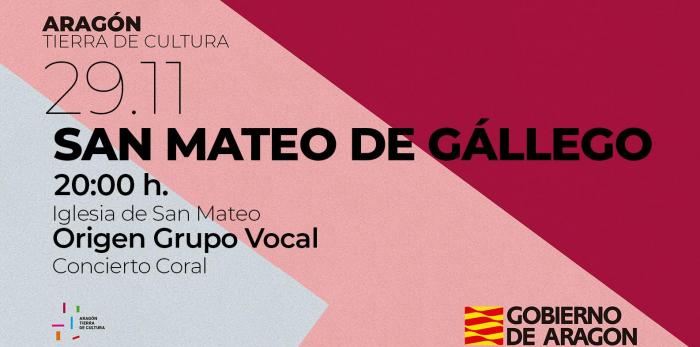 Próximas actuaciones de corales en 'Aragón, tierra de cultura'.