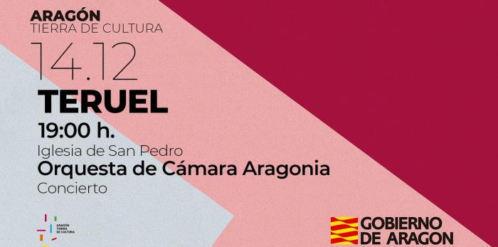 La Orquesta de Cámara Aragonia actuará este fin de semana en Caspe y Teruel.
