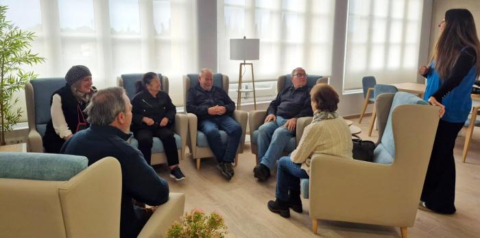 Este miércoles la consejera Susín ha visitado la Casa del Mayor de Peraltilla, en Huesca