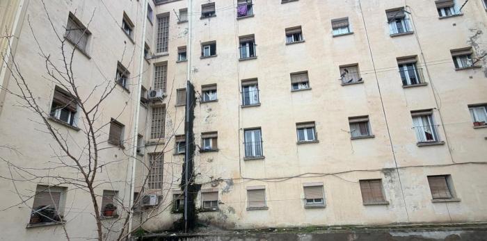 Edificio desalojado en Caspe
