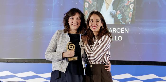 El alcalde de Perales del Alfambra, la emprendedora Ana Marcén y la directora general de CARTV han recogido los premios.