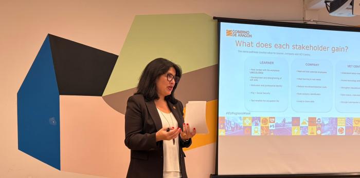 La experiencia aragonesa se ha presentado en la sesión oficial 'Raising the bar – attracting talent by creating attraction'