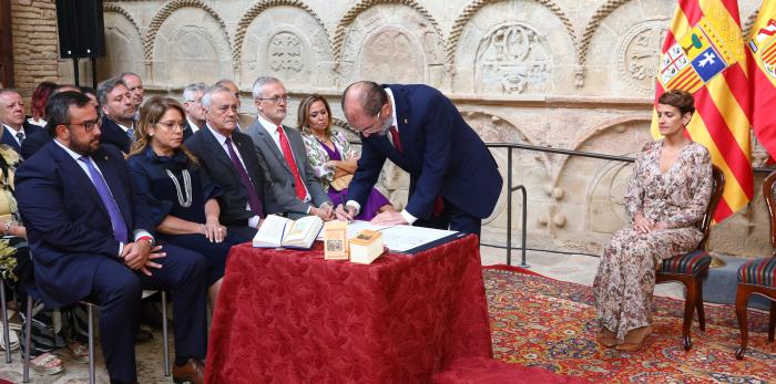 Ceremonia de Homenaje a los reyes de Pamplona y Aragón en el Monasterio de San Juan de la Peña