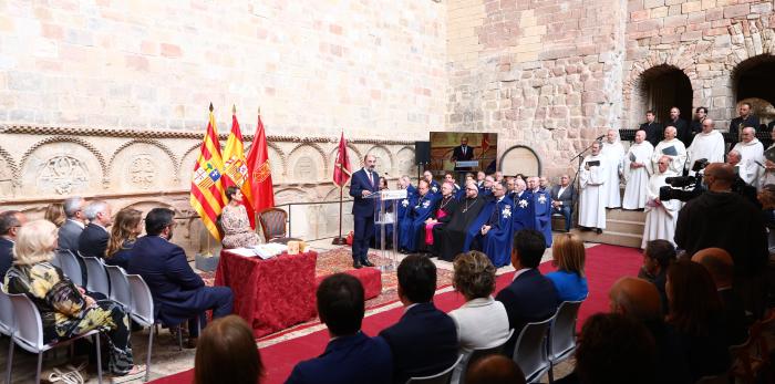 Ceremonia de Homenaje a los reyes de Pamplona y Aragón en el Monasterio de San Juan de la Peña