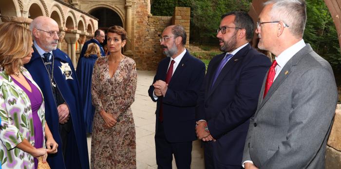 Ceremonia de Homenaje a los reyes de Pamplona y Aragón en el Monasterio de San Juan de la Peña