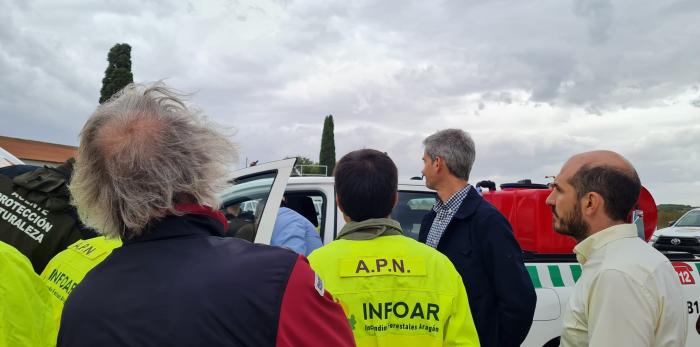 Diego Bayona en la presentación del balance de final de campaña de incendios forestales 2022.