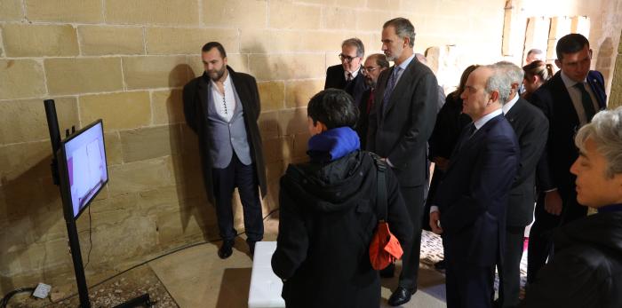 El Rey Felipe VI inaugura en Alcañiz la exposición "Territorios 5X50" en la clausura del 50 aniversario de la UNED