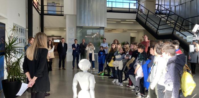 El proyecto se ha presentado hoy en ITAINNOVA a los alumnos del colegio Catalina de Aragón.