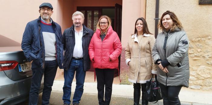 Clausura a cargo de la consejera Mayte Pérez de las jornadas de la Red Aragonesa de Desarrollo Rural en la localidad turolense de Villarquemado