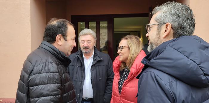 Clausura a cargo de la consejera Mayte Pérez de las jornadas de la Red Aragonesa de Desarrollo Rural en la localidad turolense de Villarquemado