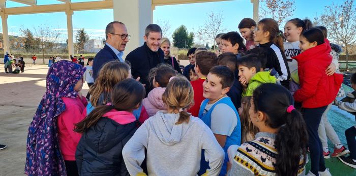 Visita al CEIP Juan Sobrarias de Alcañiz