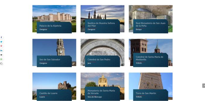 Nueva web de Patrimonio Cultural de Aragón