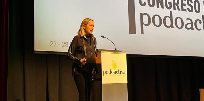 Marta Gastón en el X Congreso Nacional de Podoactiva