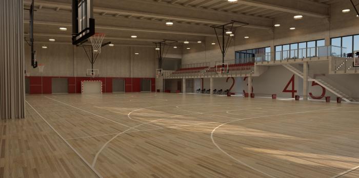 Proyecto del pabellón polideportivo de la Fuenfresca, en Teruel