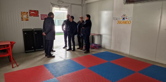 El consejero Felipe Faci visita el Stadium Venecia de Zaragoza