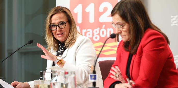Presentación de los actos por el 25 aniversario del Centro de Emergencias 112 SOS Aragón