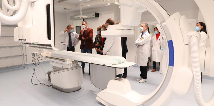 Lambán y Sánchez visitan el Hospital Clínico Universitario Lozano Blesa