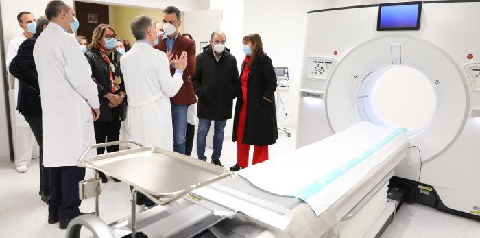 Lambán y Sánchez visitan el Hospital Clínico Universitario Lozano Blesa