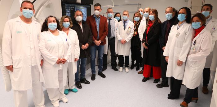 Lambán y Sánchez visitan el Hospital Clínico Universitario Lozano Blesa