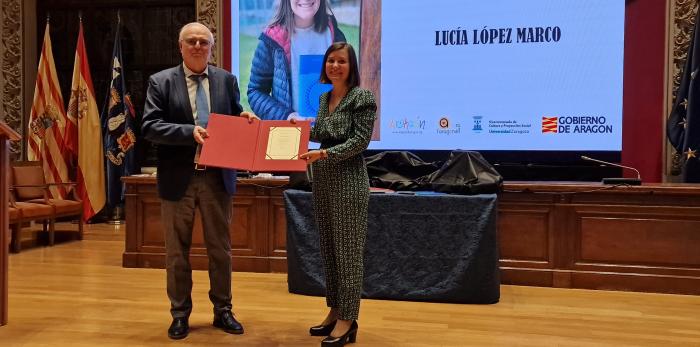 Lucía López Marco. Premio Arnal Cavero