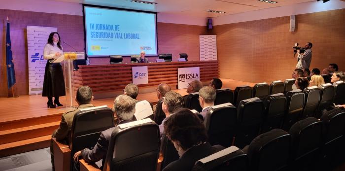 Soledad de la Puente en la inauguración de la IV Jornada de Seguridad Vial Laboral