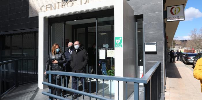 Primera piedra de la residencia de mayores de Alcañiz