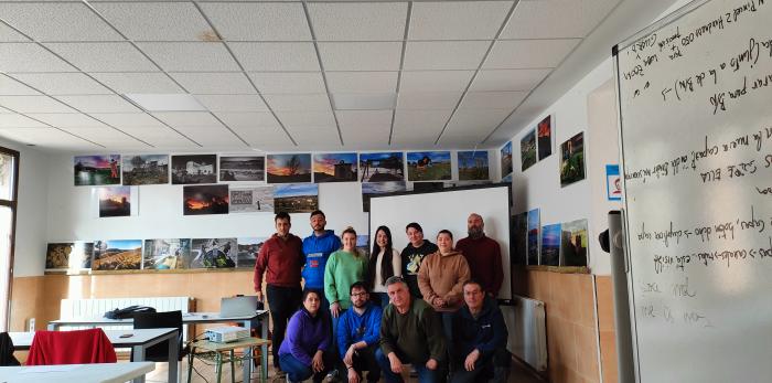 Participantes en el programa experiencial del INAEM en Calamocha