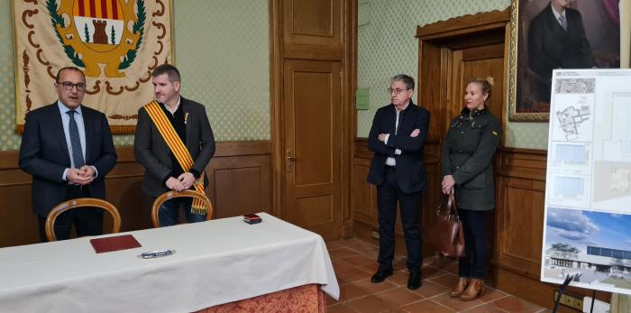 Firma convenio ayuntamiento de Alcañiz