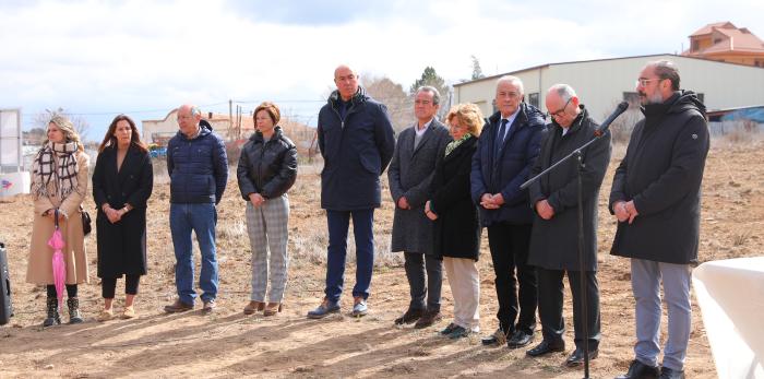 Primera piedra de la residencia de mayores de Ateca