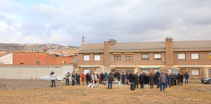 Primera piedra de la residencia de mayores de Ateca