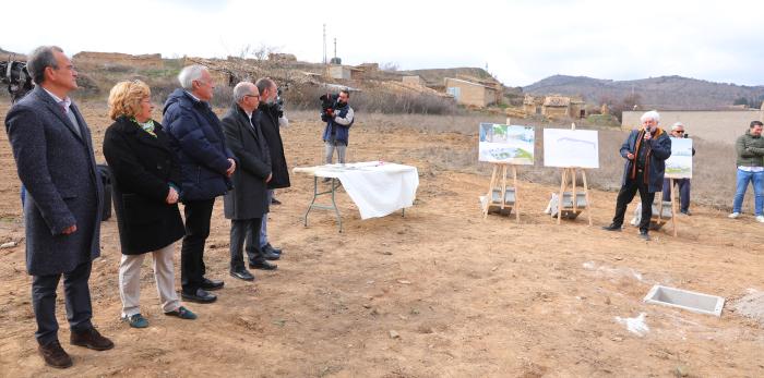 Primera piedra de la residencia de mayores de Ateca