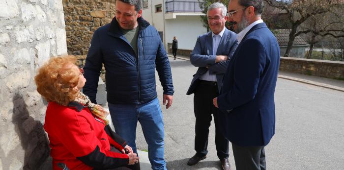 Visita del presidente Lambán a la comarca del Sobrarbe