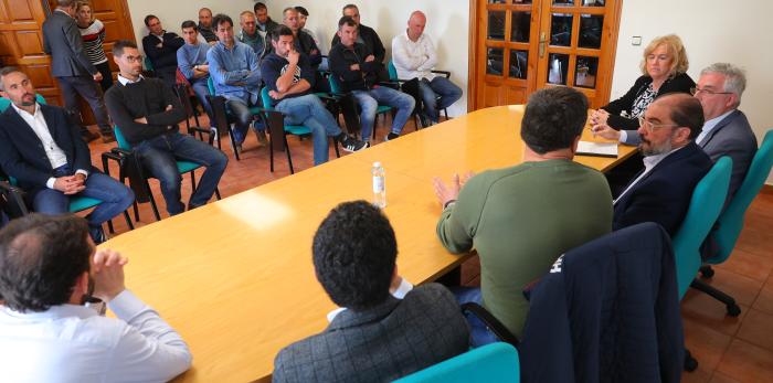 Visita del presidente Lambán a la comarca del Sobrarbe