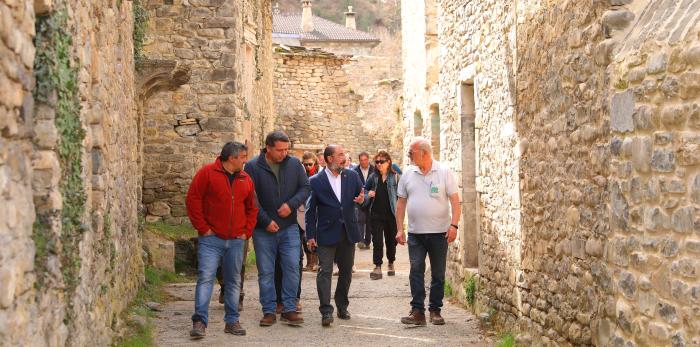 Visita del presidente Lambán a la comarca del Sobrarbe