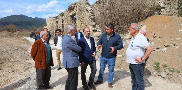 Visita del presidente Lambán a la comarca del Sobrarbe