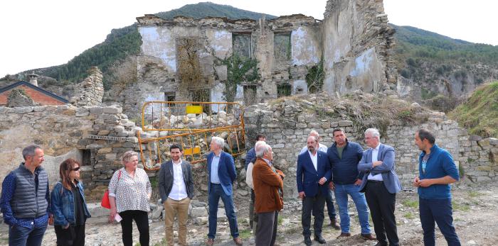 Visita del presidente Lambán a la comarca del Sobrarbe