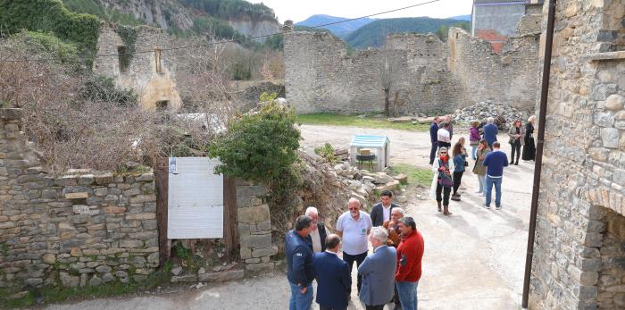 Visita del presidente Lambán a la comarca del Sobrarbe