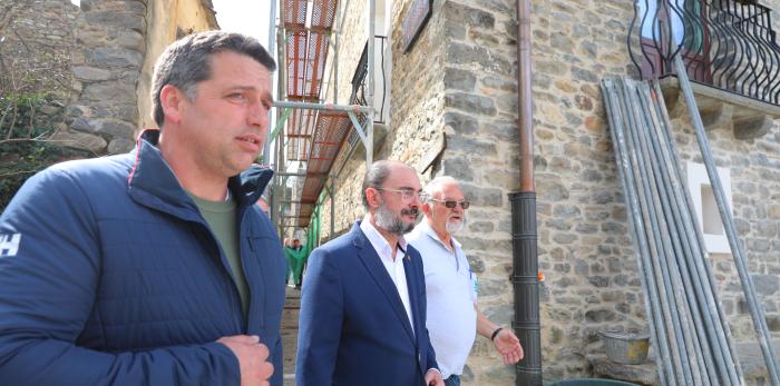 Visita del presidente Lambán a la comarca del Sobrarbe