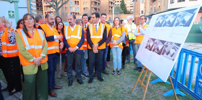Visita a las obras del nuevo Centro de Salud de Barbastro