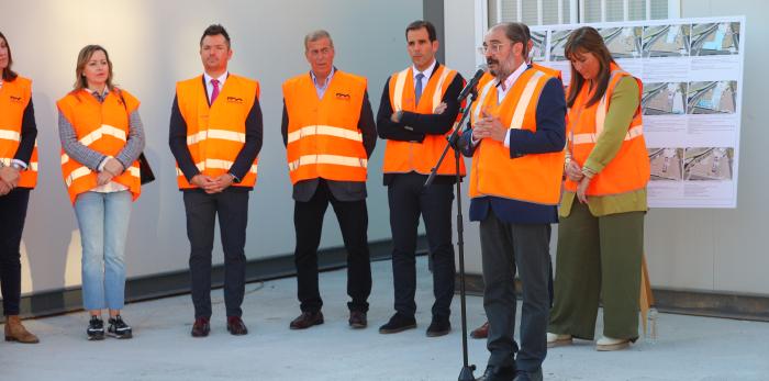 Visita a las obras del nuevo Centro de Salud de Barbastro