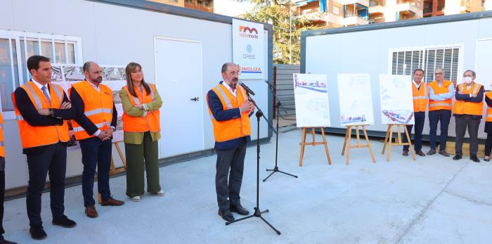 Visita a las obras del nuevo Centro de Salud de Barbastro